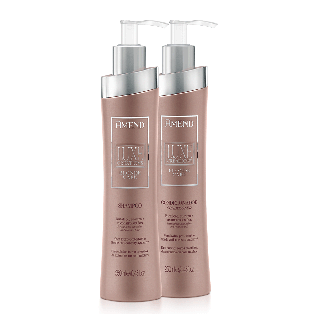 Kit Amend Luxe Creations Blonde Care | 2 produtos